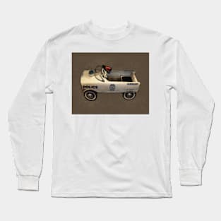 Police Pedal Car Long Sleeve T-Shirt